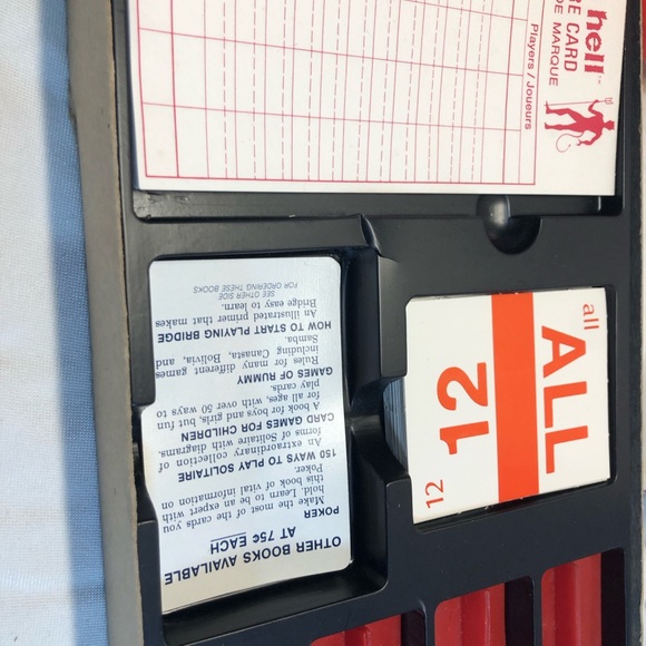 1973 Oh Hell Card Game Vintage Collectible Devil Bx only murders in the building - Picture 11 of 16